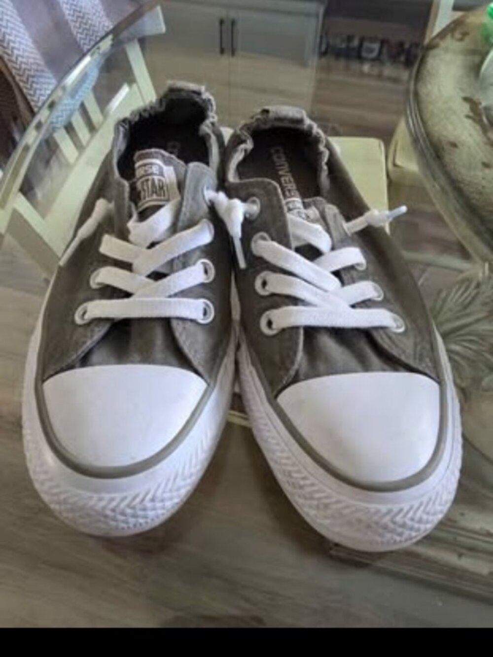 Converse Chuck Taylor All Star Grey – Women's 7 – Lightly Worn
